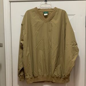 3/$15 Outer Banks Men's Tan Pullover Jacket Windbreaker Size XL